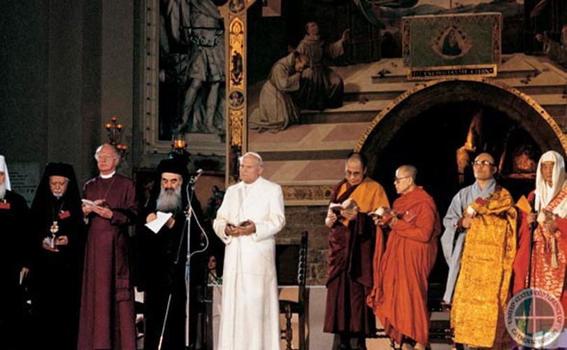 interfaith prière pour la Paix à Assises